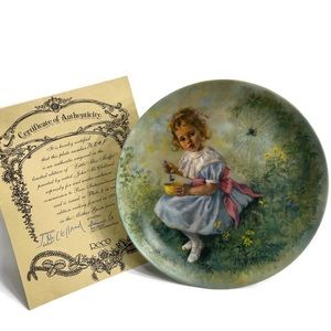 John Mc Clelland Mother Goose Series Little Miss Muffet Bradford Exchange Plate